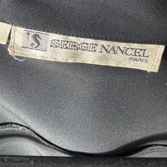 Vintage Black with Gold and Black Appliqué from Paris - Picture 8 of 10